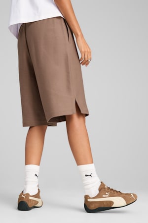 PREMIUM ESS Jacquard Long Line Relaxed Shorts 11" Unisex, Totally Taupe, extralarge-GBR